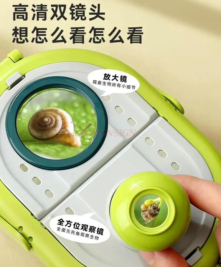 Insect Observation Box Children'S Magnifying Glass Feeding Observation Exploration Capturing Exploring Outdoor Toy