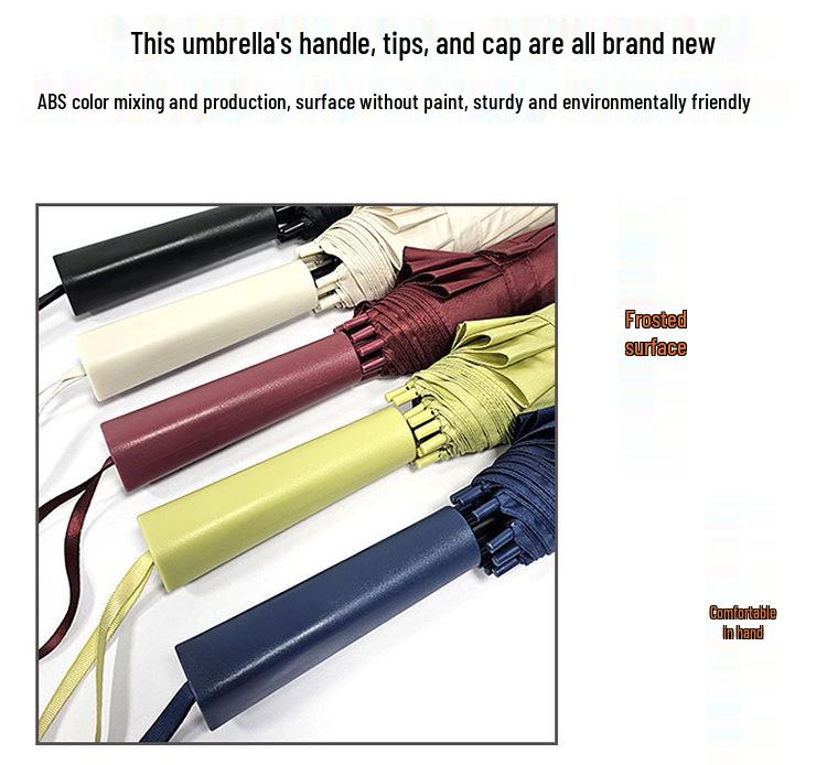 12-Rib 24-Rib Long-Handle Straight Men's Umbrella for Two, Business Advertising, Sun and Rain Protection