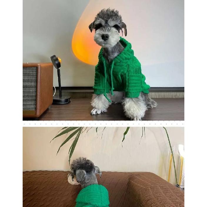 Fashion Hoodie Dogs Clothing Pet Cotton Sweatshirt Dog Clothes Costume French Bulldog Warm Winter Puppy Designer Dog Clothes