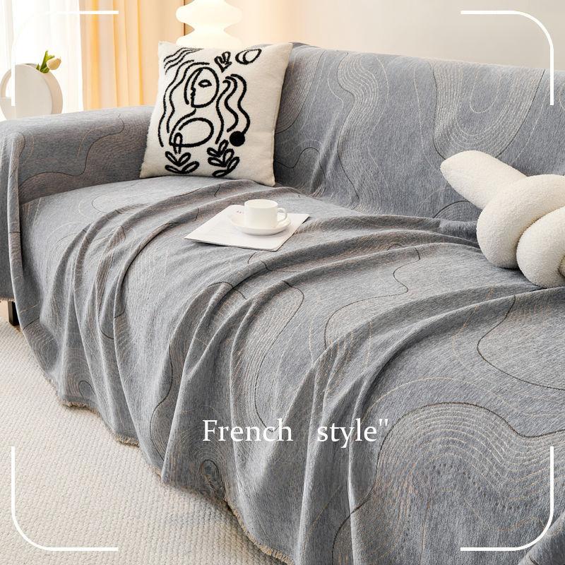 

Полотенце для дивана из синели, цельное покрытие, нескользящая подушка для дивана, чехол для дивана Four Seasons, универсальный тип 180*130