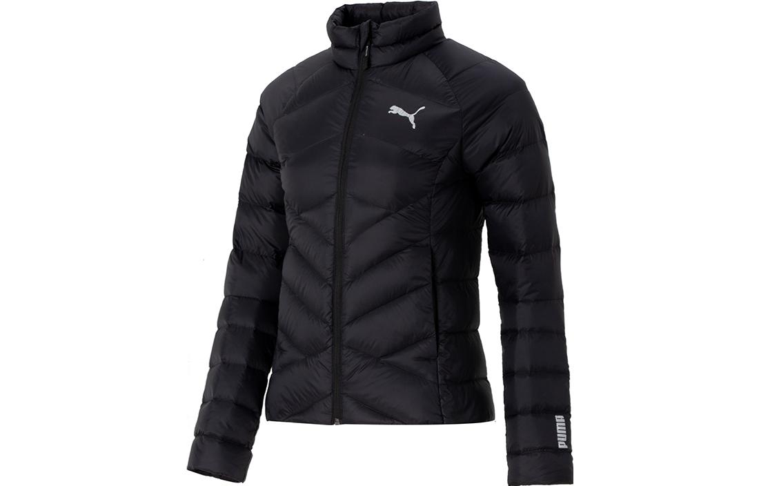 PUMA Down Jackets Women s Black Hooded Moderate Down Jacket 846297-01 S