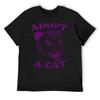 Adopt A Cat T-Shirt New Gifts and T-shirts Vintage Clothes Hippie Clothes Cheap Stuff Men Clothing