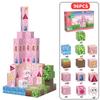 Magnetic Building Blocks Princess Castle Garden STEM Montessori Sensory Magnet Constrction Cubes for Toddler Kids Toy