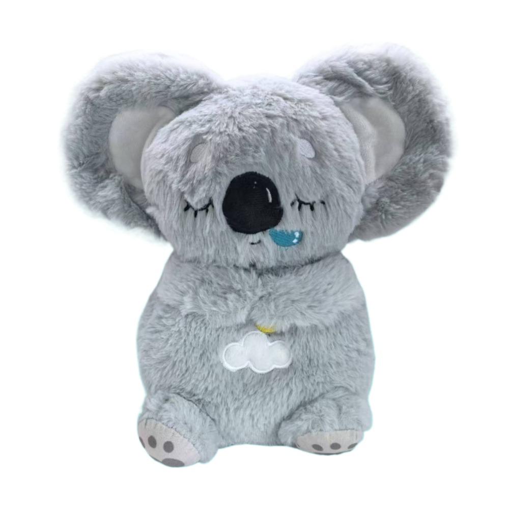 Elephant Soothing Plush Toy Capybara Sound Sleeping Doll Baby Breath Koala Toy Newborn Toddler