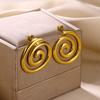 SunFlower Stud Earrings for Women Gold color Stainless Steel Elegant earrings Sun Geometry Jewelry Christmas Accessories Gifts