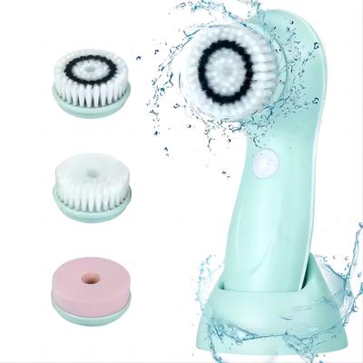 Yüz Temizleme Fırçası Yüz Fırçası Elektrikli Peeling Spin Temizleme Cihazı Su Geçirmez Derinlemesine Temizlik Masaj Siyah Noktaları Kaldır