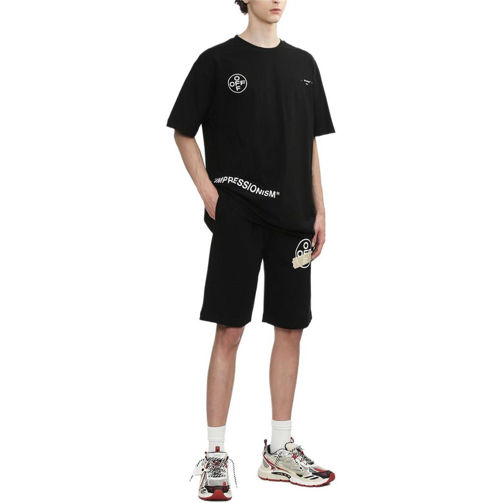 OFF WHITE Impressionism Diagonal Stencil Tee OMAA038R191850151028