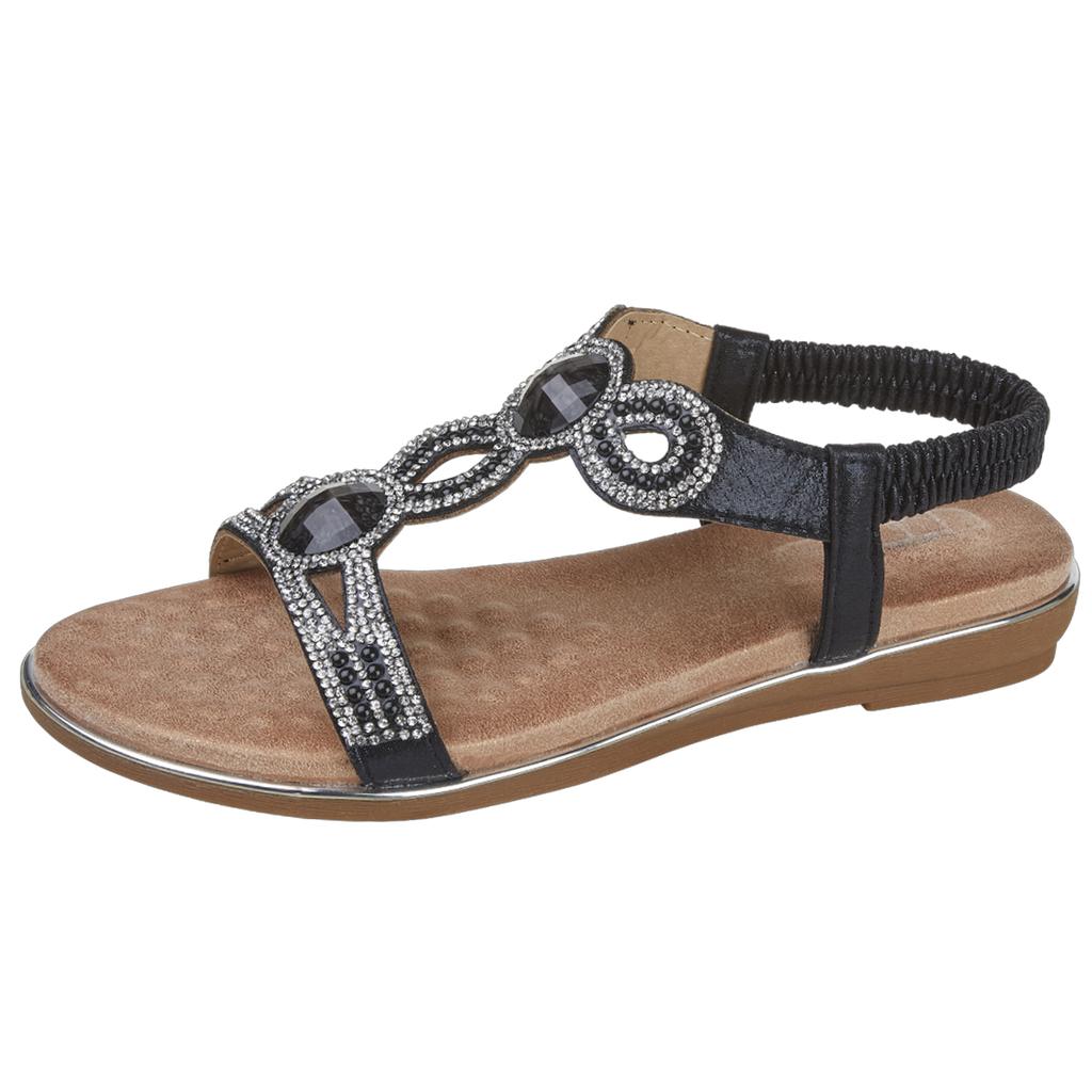 Cipriata Womens/Ladies Desia Jeweled Sandals