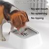 Dog Water Bowl No Spill Pet Water Fountain Slow Feeder No Drip Anti-Splash Floating Plate Dog Bowl for Clean Drinking
