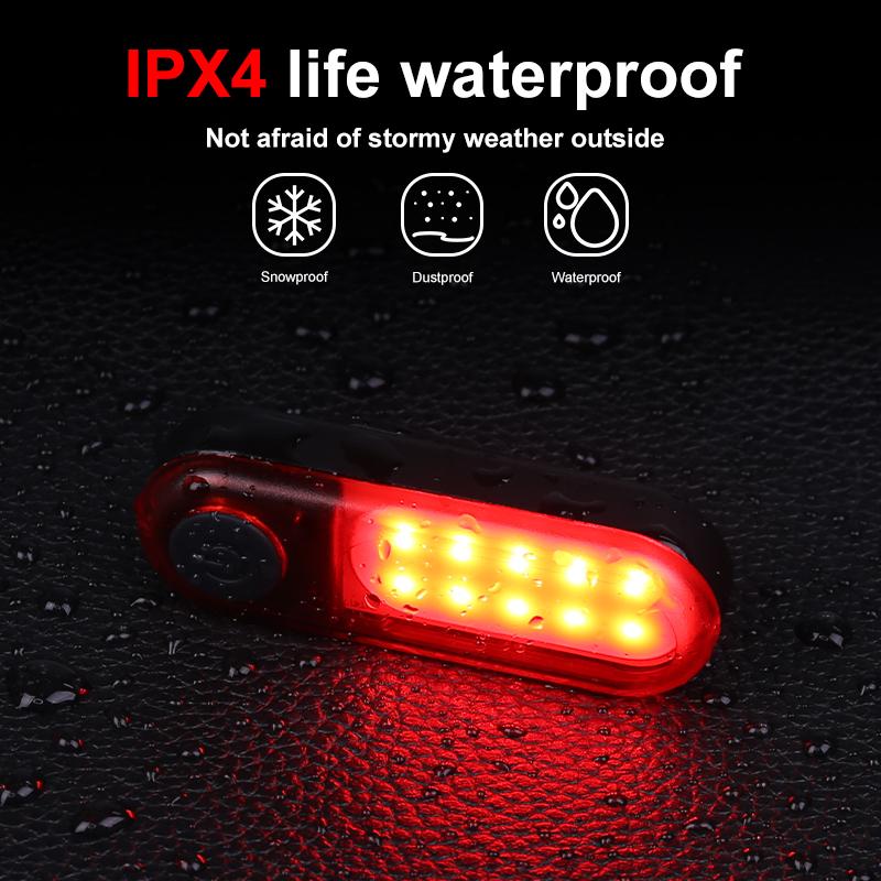BUCKLOS COB Bike Lights Bicycle Light USB Recharge Bicycle Rear Light Waterproof Road Mountain Bike Taillights Cycling Lamp