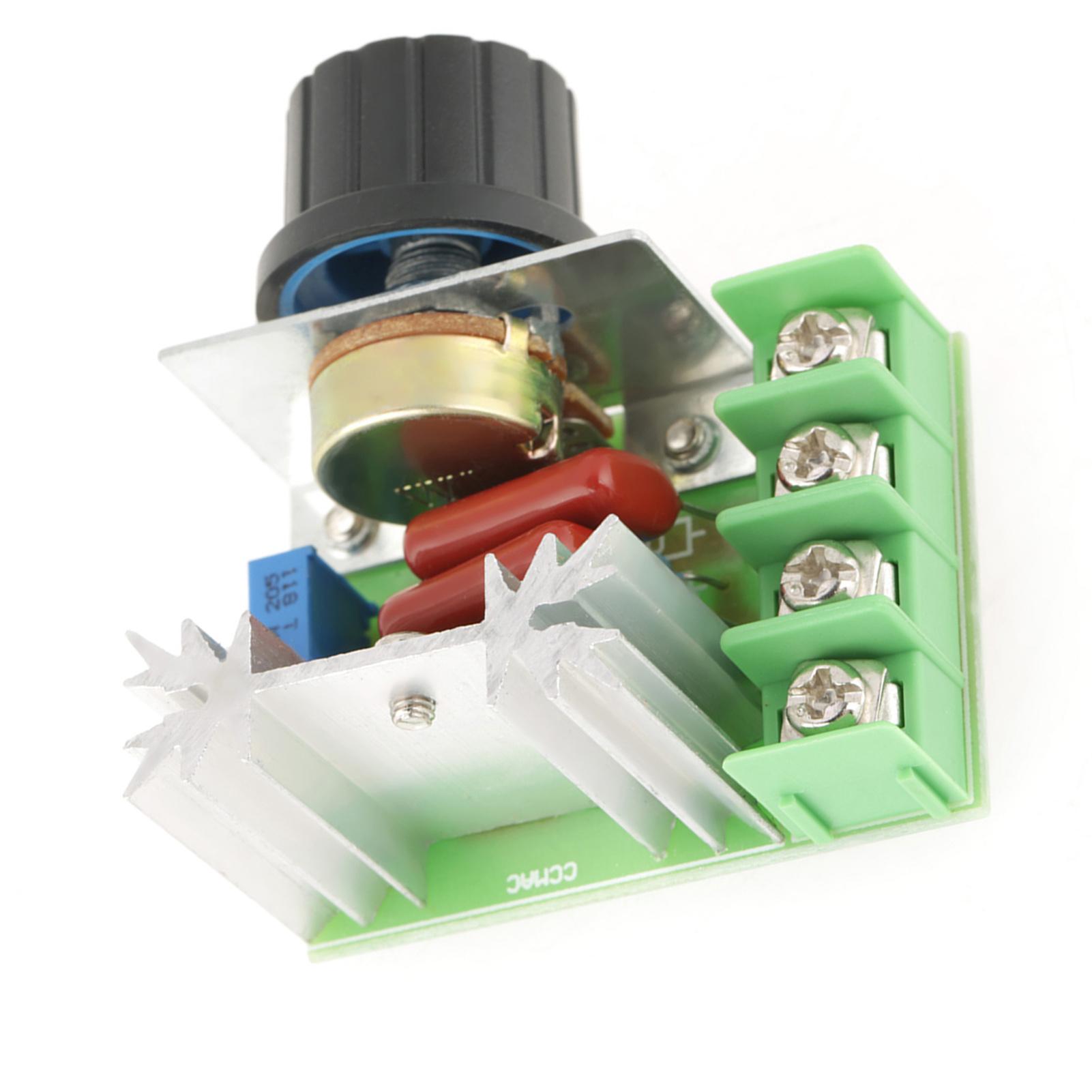 

AC 50‑220V 2000W 25A AC Motor Speed Controller Voltage Regulator LED Dimmers