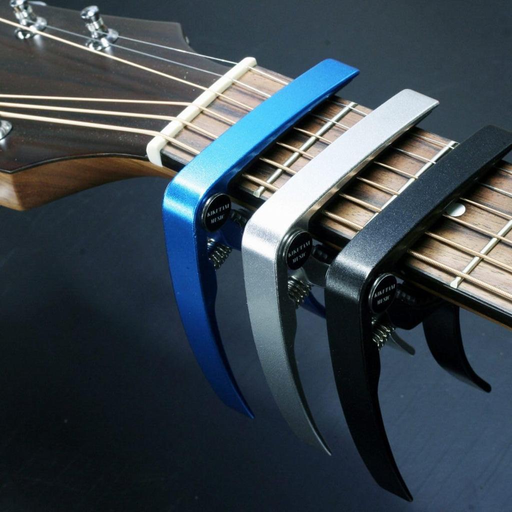 Kikutani Lightweight for Acoustic and Electric Black BLK One-Touch Capo, Guitars, GC-10