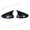 2x Rearview Mirror Side Cover Trim Horn For 2018- Honda Accord Gloss Black