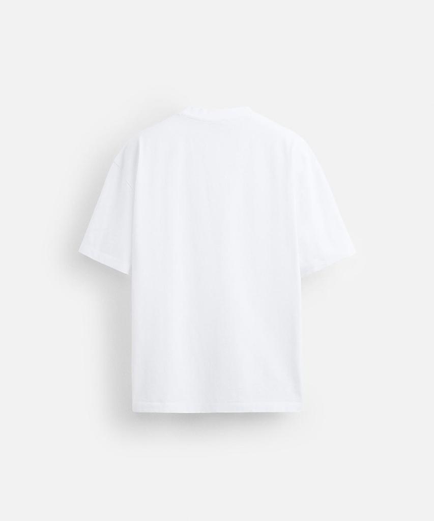 Mejongniateu [Unisex] Move Logo 16-Count Cotton Short Sleeve T-Shirt (2 Colors)