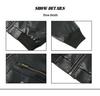 Men's Retro Litchi Pattern PU Leather Winter Motorcycle Jacket