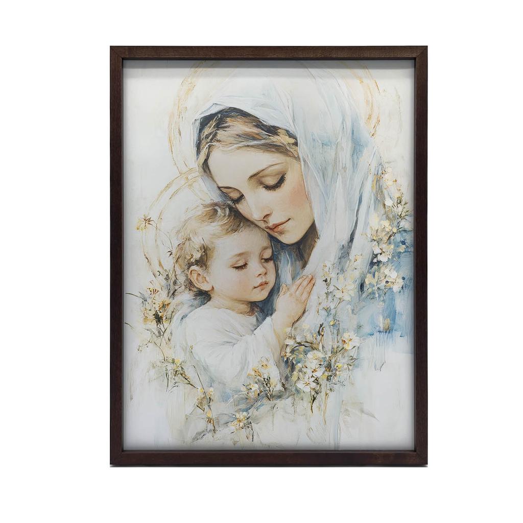 Mother With Child - Picture of the Virgin Mary with Child Mother With Child - Picture of the Virgin Mary with Child, 40X50 Cm, Frameless, Matte Paper 2