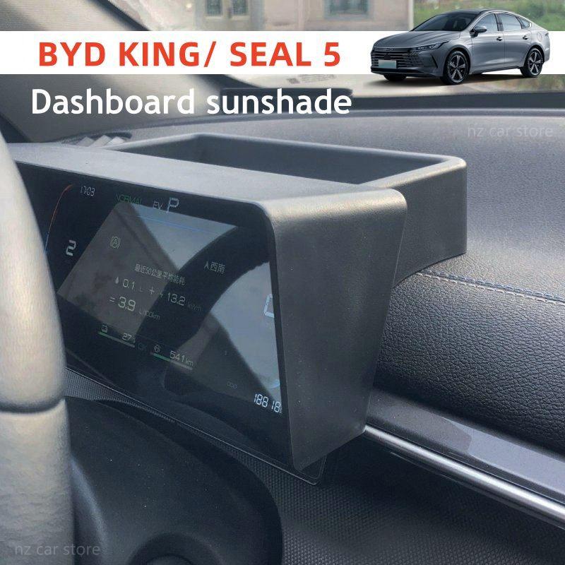 For BYD KING DMi SEAL 5 2025 2026 Dashboard Sunshade Storage Box Screen Protection Cover Organizer Interior Accessories