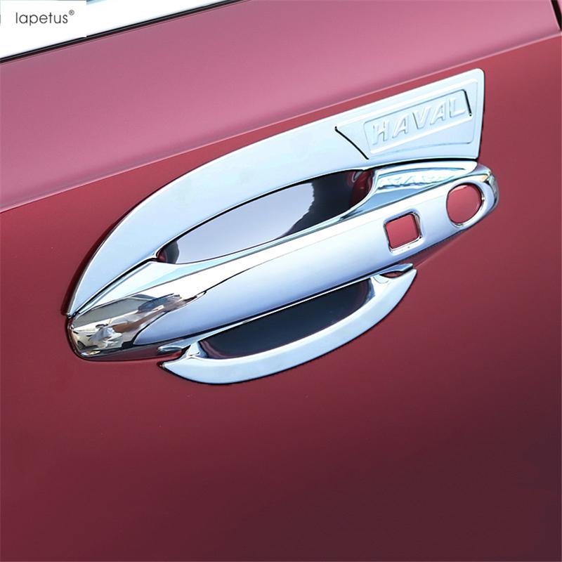 Car Outer Door Handle Bowl Protection Decoration Cover Trim Fit For Haval H6  - 2024 ABS Chrome / Carbon Fiber Accessories