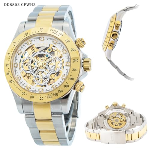 DANIEL & DOUGLAS Men's Automatic Watch DD8802 (DD8802-GPWH3)