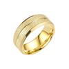 304 Stainless Steel Ring Middle Groove Matte Ring for Women Fashionable High-end Titanium Steel Ring Set