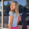 Cute 2000s Aesthetics Letter Print Blue Baby Tees Y2K Streetwear O-neck Short Sleeve Crop Tops Women Fashion 2022 Slim
