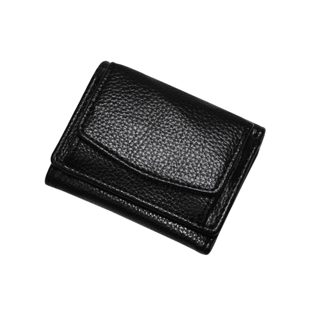 Fa&ni Women's Mini Tri-fold Wallet, Lightweight, Large Capacity, with Coin Purse, Simple, Foldable, Small, Cute
