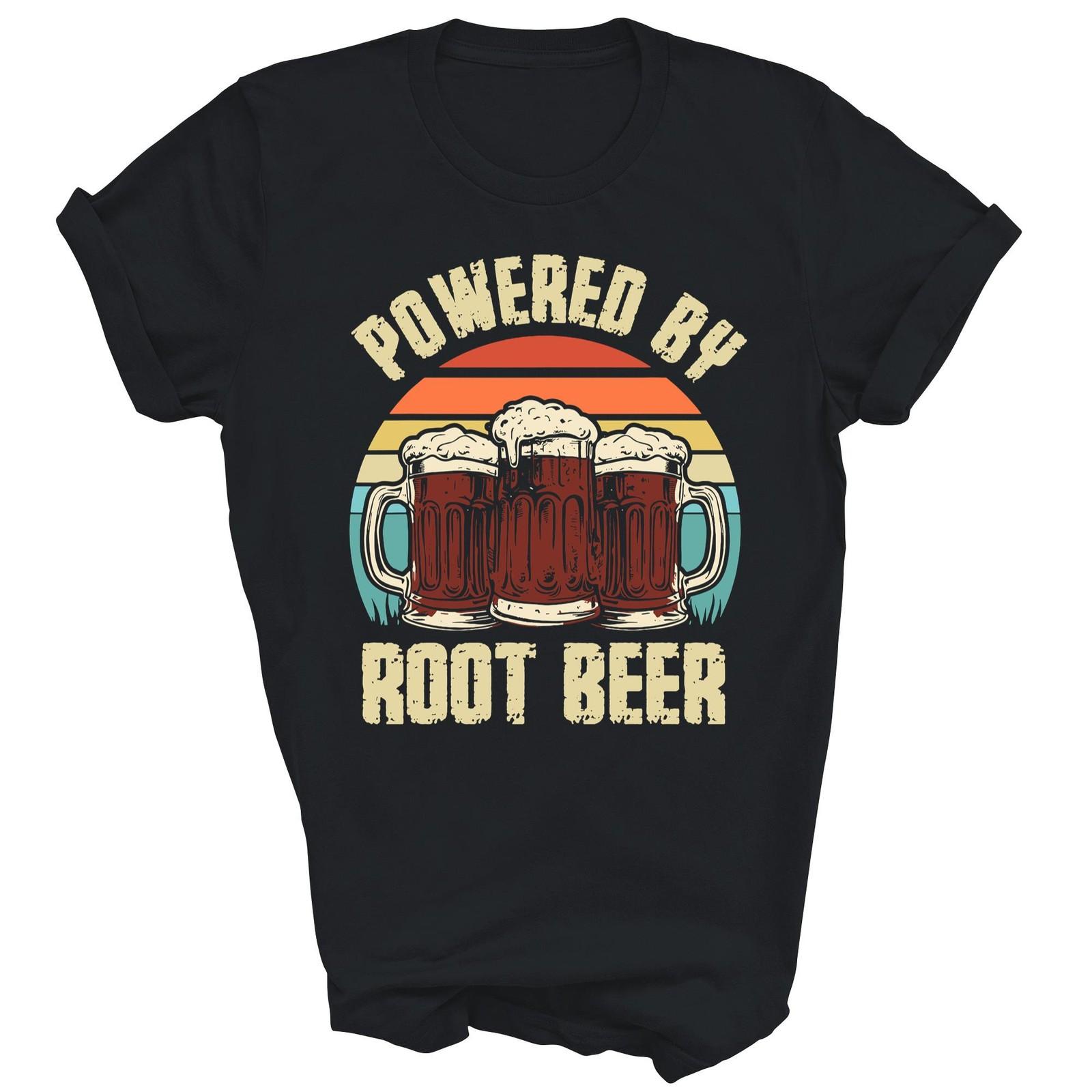 Powered By Root Beer Soda Drink Unisex Shirt Gift S