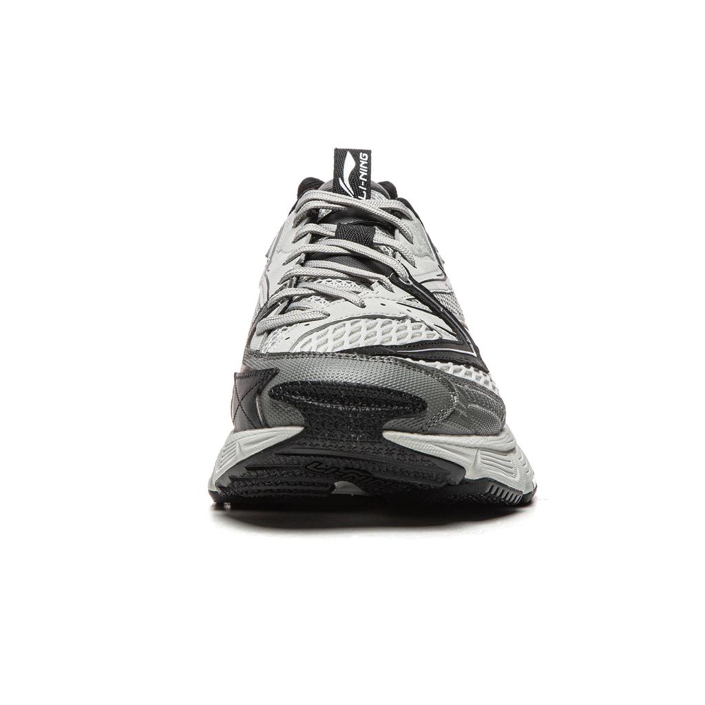 Li Ning Xingji Cushioning Abrasion Resistant Breathable Low Top Chunky Sneakers Men's Gray Black AGCW087-4