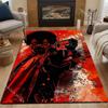 1PC Graffiti-style figure with gun Carpet for Living Room Bedroom Sofa Home Decor Rus Non-slip Floor Mat Luxury Gift