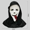 Scream Ghost Face Mask Official Movie Horror Mask for Halloween Cosplay & Costumes Scary Adult Killer Mask Prop
