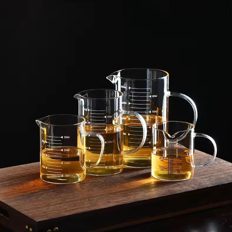 Graduated Glass Measuring Cup with Handle