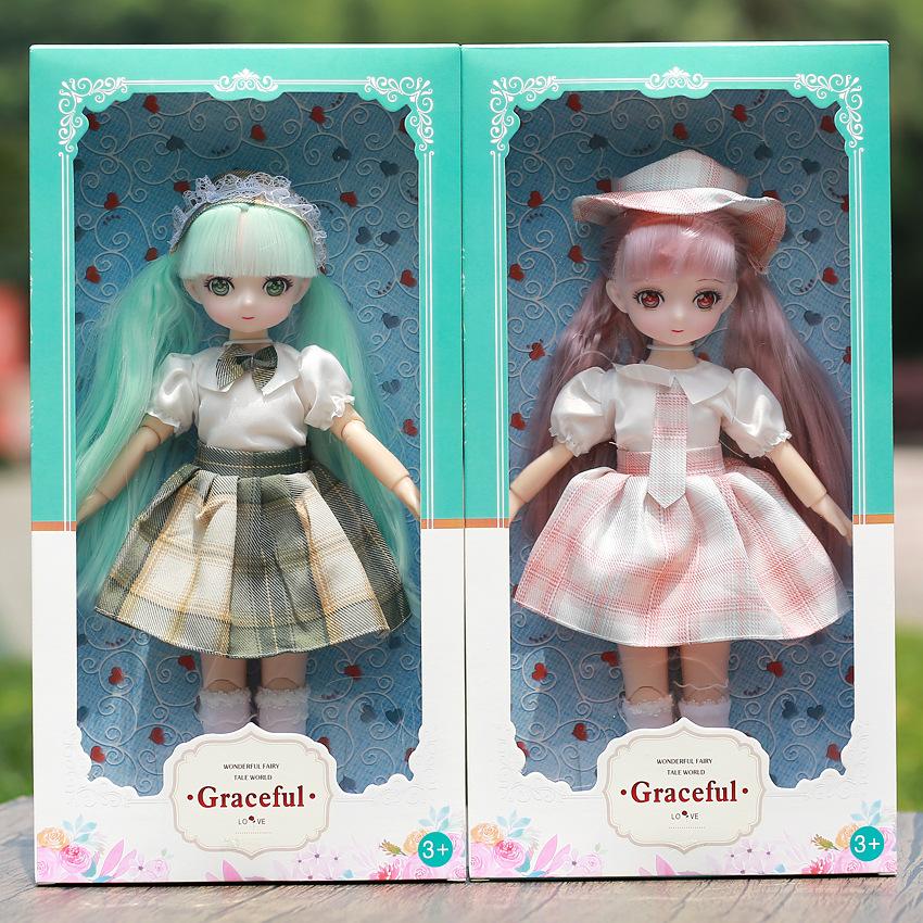 Girl Play House Princess Loli Doll Gift Box Set Toys