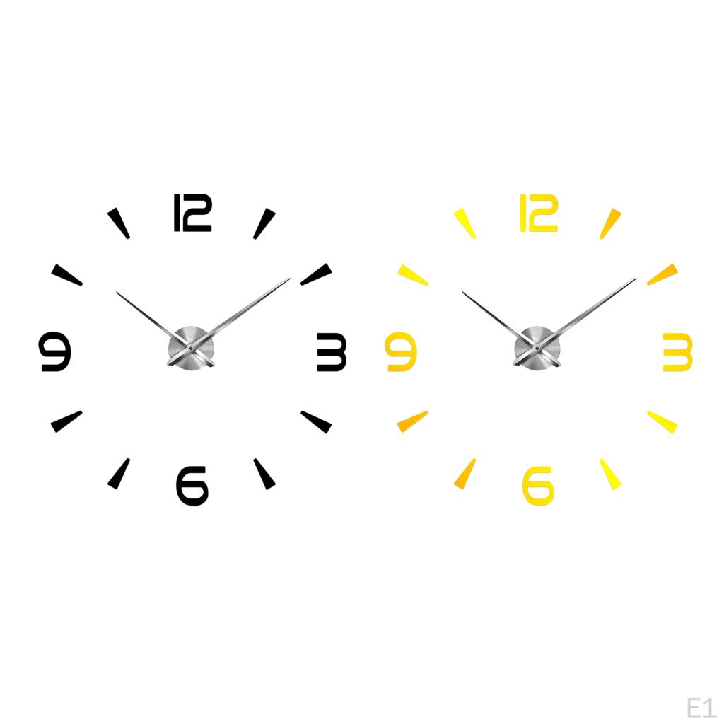 Large Wall Clock er ers for Living Room Bedroom Nursery Decoration