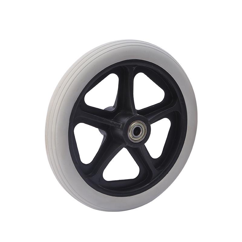 Silent Industrial Wheelchair Wheel: Durable, Wear-resistant, Multi-spec Specified Caster with Hand-pushed Design.