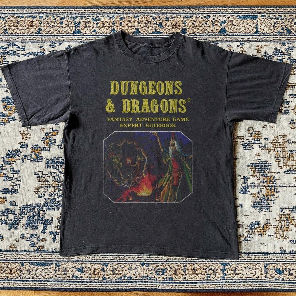 Dungeons amp Dragons Fantasy Adventure Retro Unisex TShirt Size S5XL Unisex T-Shirt S
