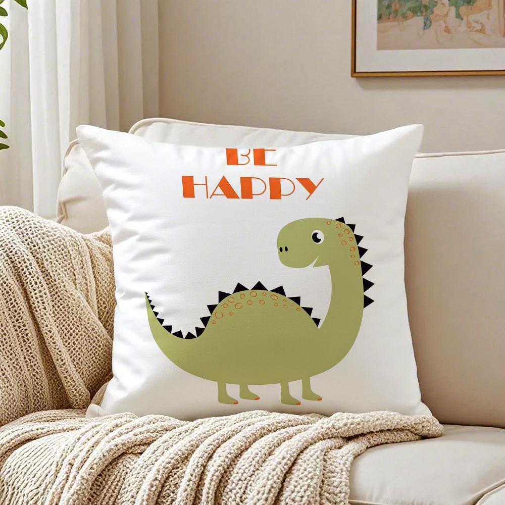 Cute Dinosaur Cushion Cover Pillowcase Antidustmite living Room Sofa Decor Cushion Room