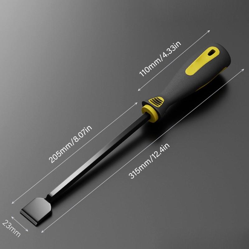 Cylinder Surfaces Scraper Heat Quenched Edge Comfort Grip Engine Gasket Remover Tool Easy to Use for Garage Repair Work