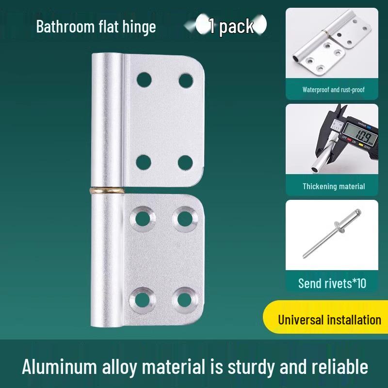 Aluminum Alloy Stainless Steel Folding Bathroom Door Hinge Accessories