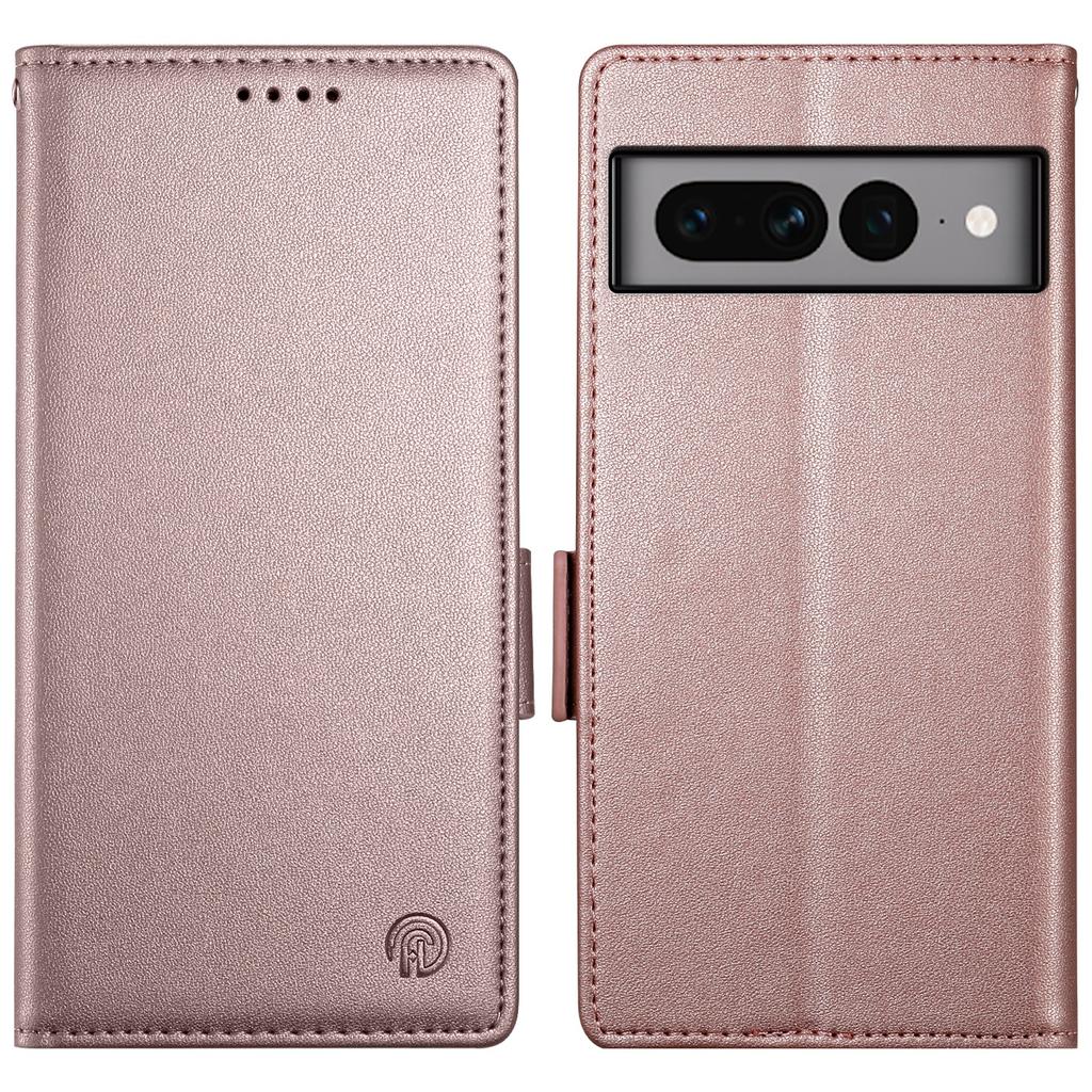 DF-010 For Google Pixel 7 Pro 5G Case Wallet Leather Phone Cover Flip Stand View Magnetic Protect