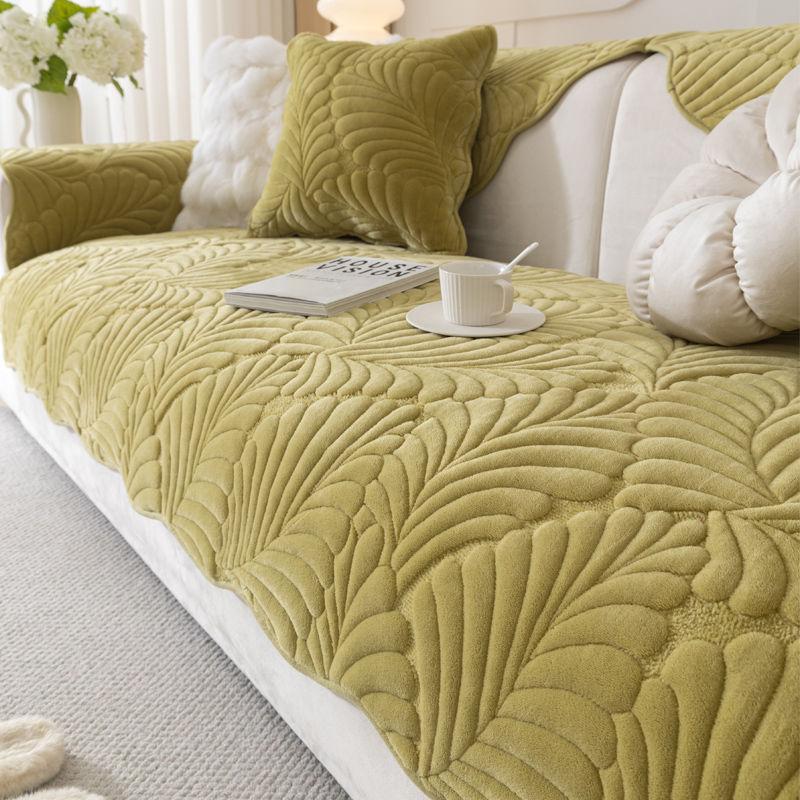 Подушка для дивана из молочного бархата — фото 3