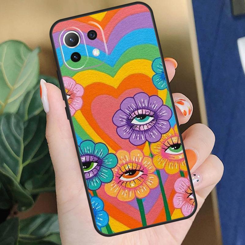 

Indie Hippie Art Case For Xiaomi 17 Pro Max 14 15 Ultra 13T 14T 15T Pro POCO F8 F7 F5 F6 X5 X6 X7 Pro Coque Xiaomi 15