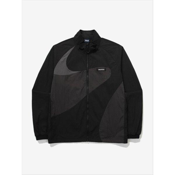 

Fila Crinkle Curved Cut Windbreaker Fs2jkg2134x BLK/090