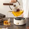 Round Lattice Multifunctional Electric Ceramic Tea Maker Set