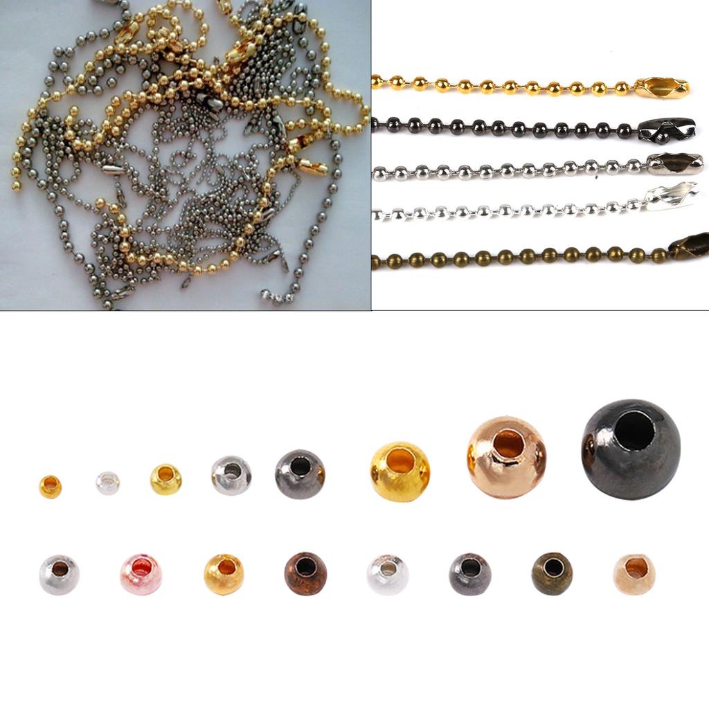 Metal Spacer Beads Charm Loose Beads DIY Bracelets Jewelry Making Supplies Brass Material DIY Necklace Beads for Jewelry