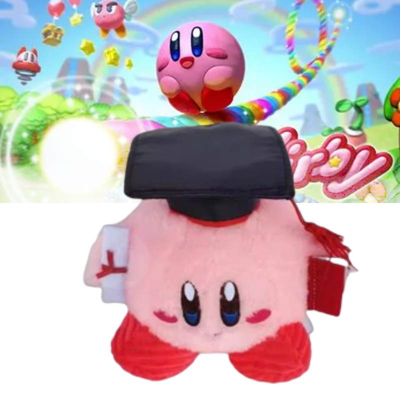 Toys Kirby Plush Dolls Cartoon Characters Cute Design Pp Cotton Graduation Gifts