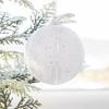 8cm Christmas Decorative Ball Delicate Hanging Ornament Crafts Christmas Tree Pendant  Window
