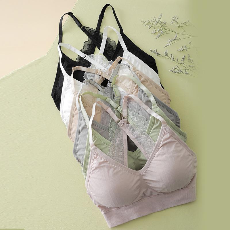 Cross Beauty Back Wrapped Chest Lace Seamless Tube Top Sexy Bra