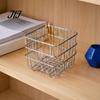 Iron Mesh Pencil Container Pen Holder/Storage Basket, Hollow Grid Storage Tube, Student Stationery Box Durable Organizer for And Makeup Brushes Office