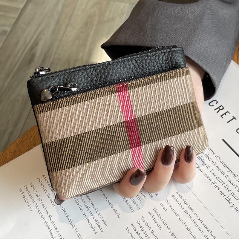 

Женский мини кошелек для монет из натуральной кожи - Новый модный стиль 2025 чёрный