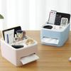 Household Plastic Multi-function Desktop Tissue Box   Remote Control Case Cosmetic Organizer Holder Suction Paper  Box